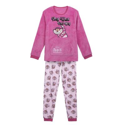Pijama largo coral fleece disney alicia