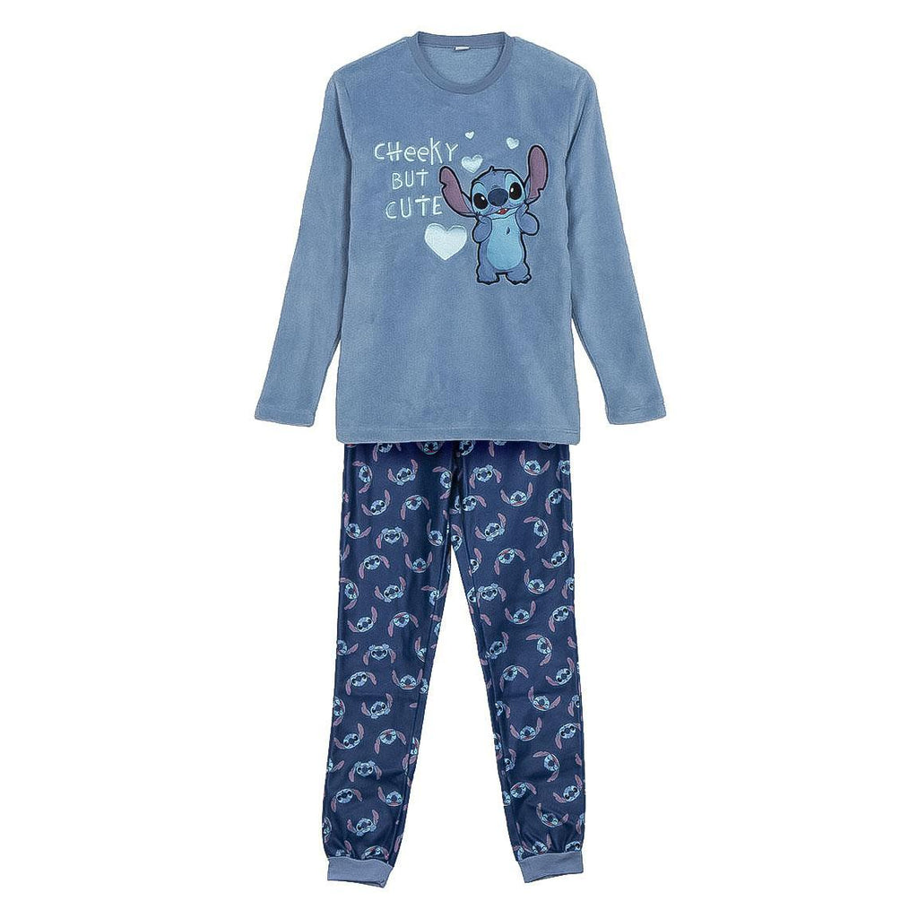 Pijama largo coral fleece stitch