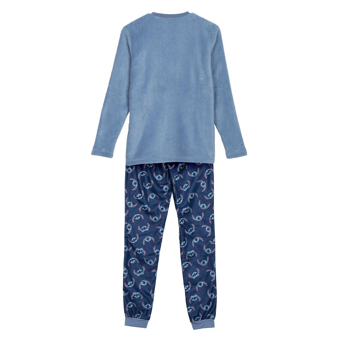 Pijama largo coral fleece stitch
