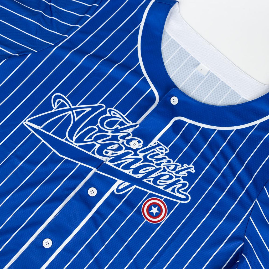 Camiseta corta baseball avengers capitan america