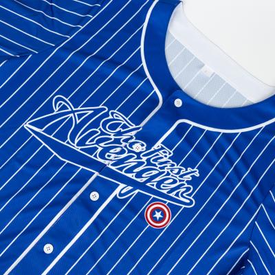 Camiseta corta baseball avengers capitan america