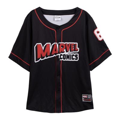 Camiseta corta baseball marvel