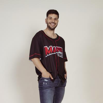 Camiseta corta baseball marvel