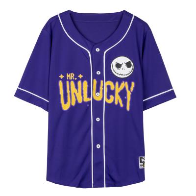 Camiseta corta baseball nightmare before christmas