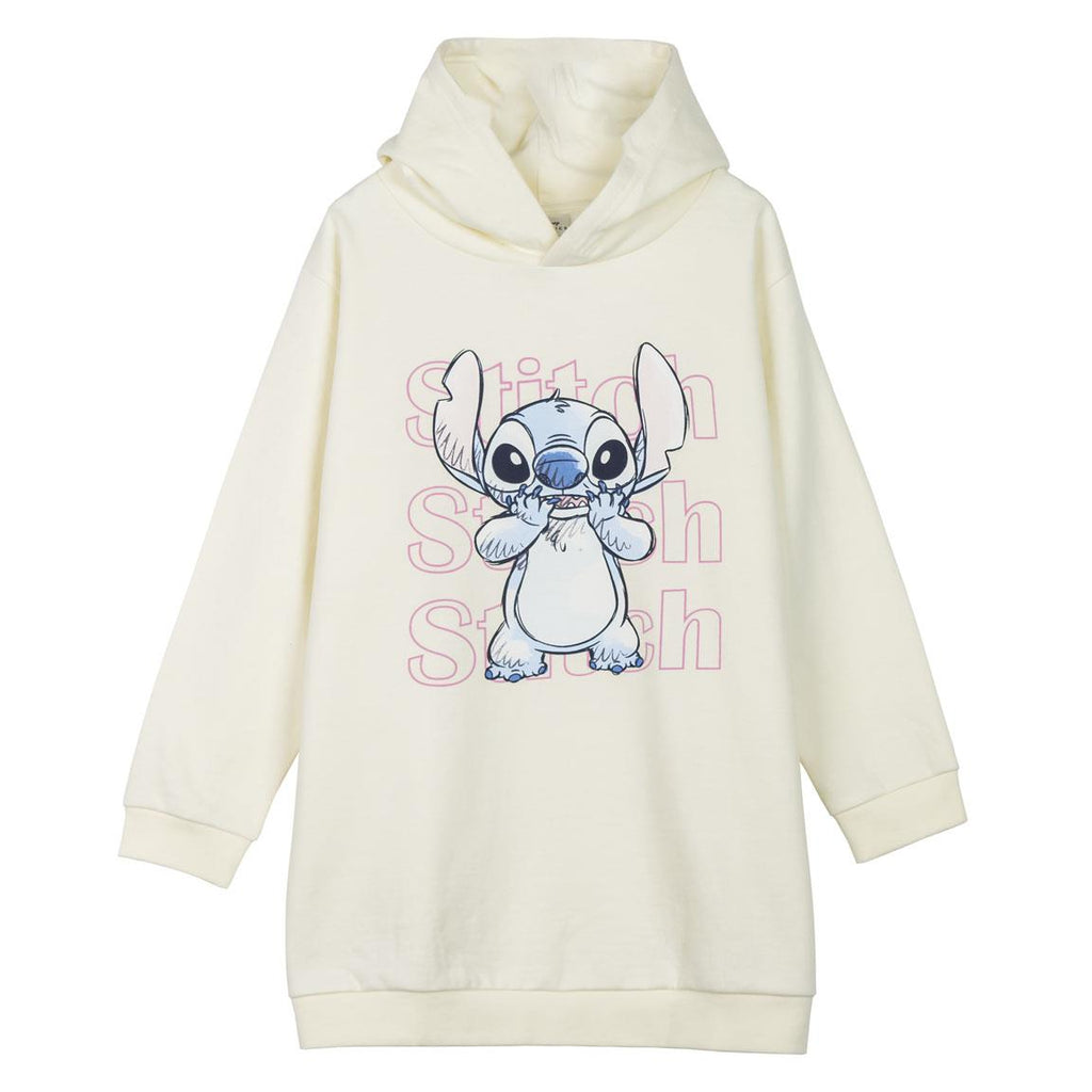 Vestido cotton brushed stitch