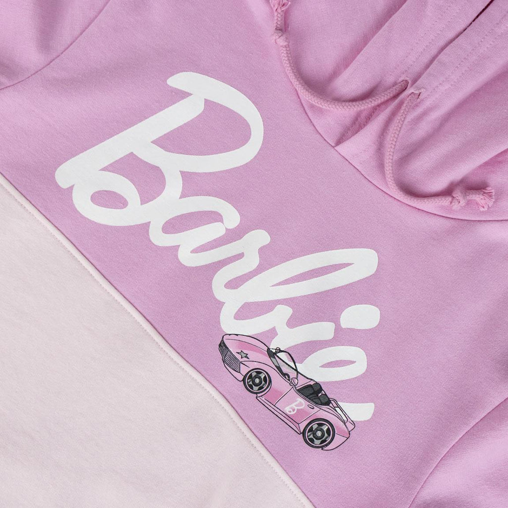 Sudadera con capucha cotton brushed barbie