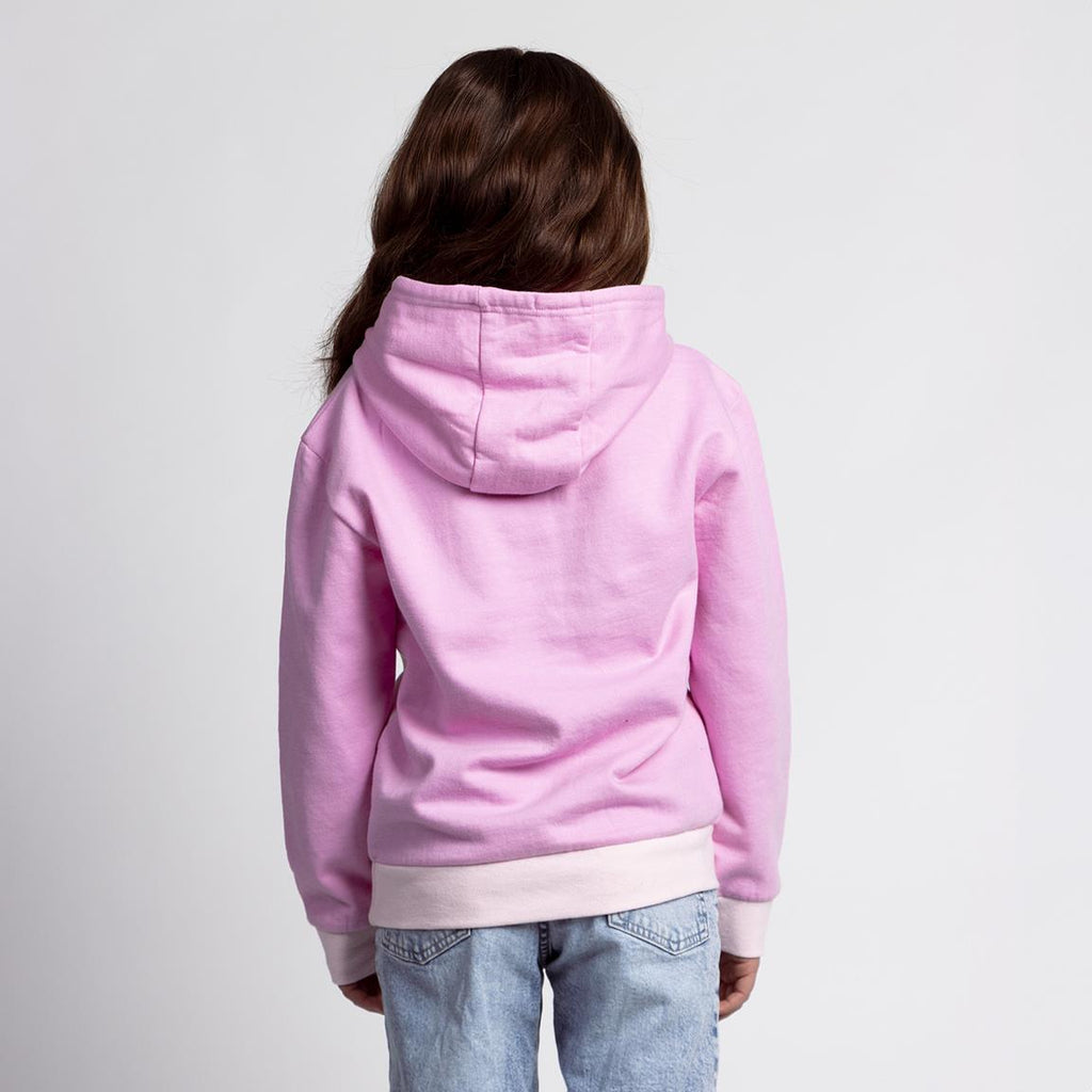 Sudadera con capucha cotton brushed barbie