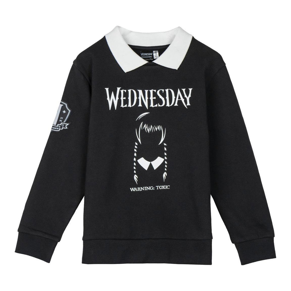 Sudadera cotton brushed wednesday