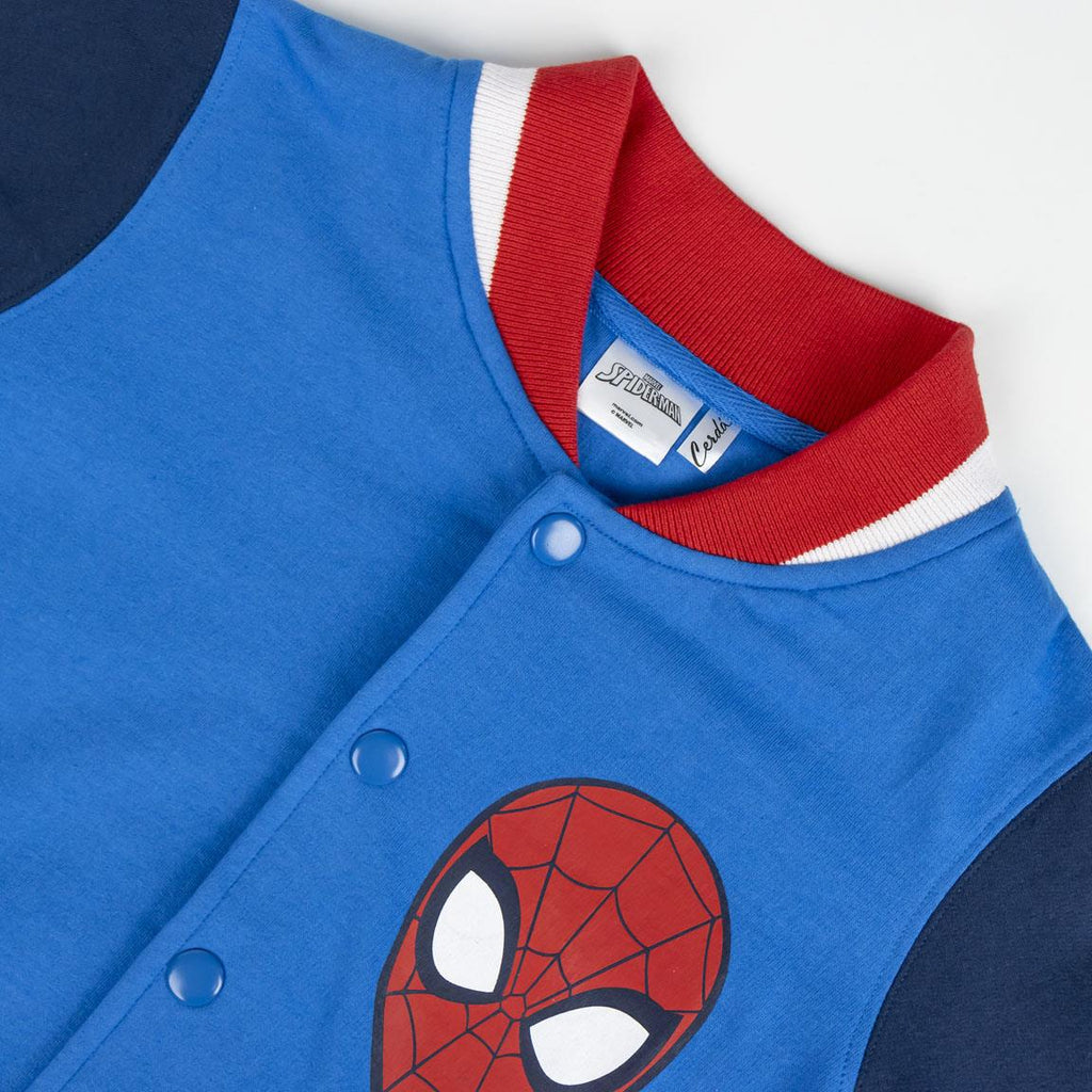 Chaqueta cotton brushed baseball spiderman