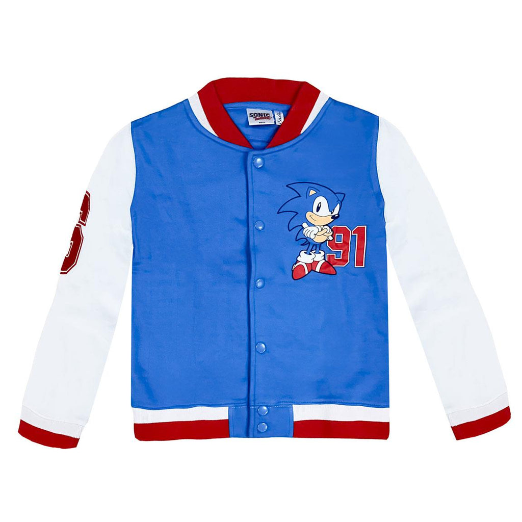 Chaqueta cotton brushed baseball sonic