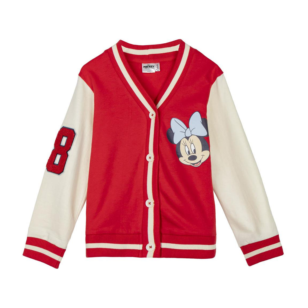 Chaqueta cotton brushed baseball minnie