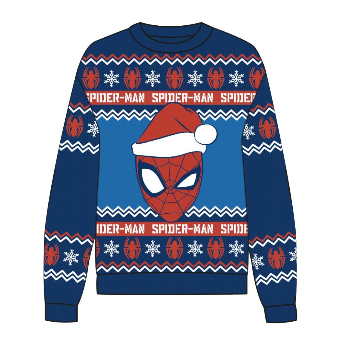 Jersey punto navideño spiderman
