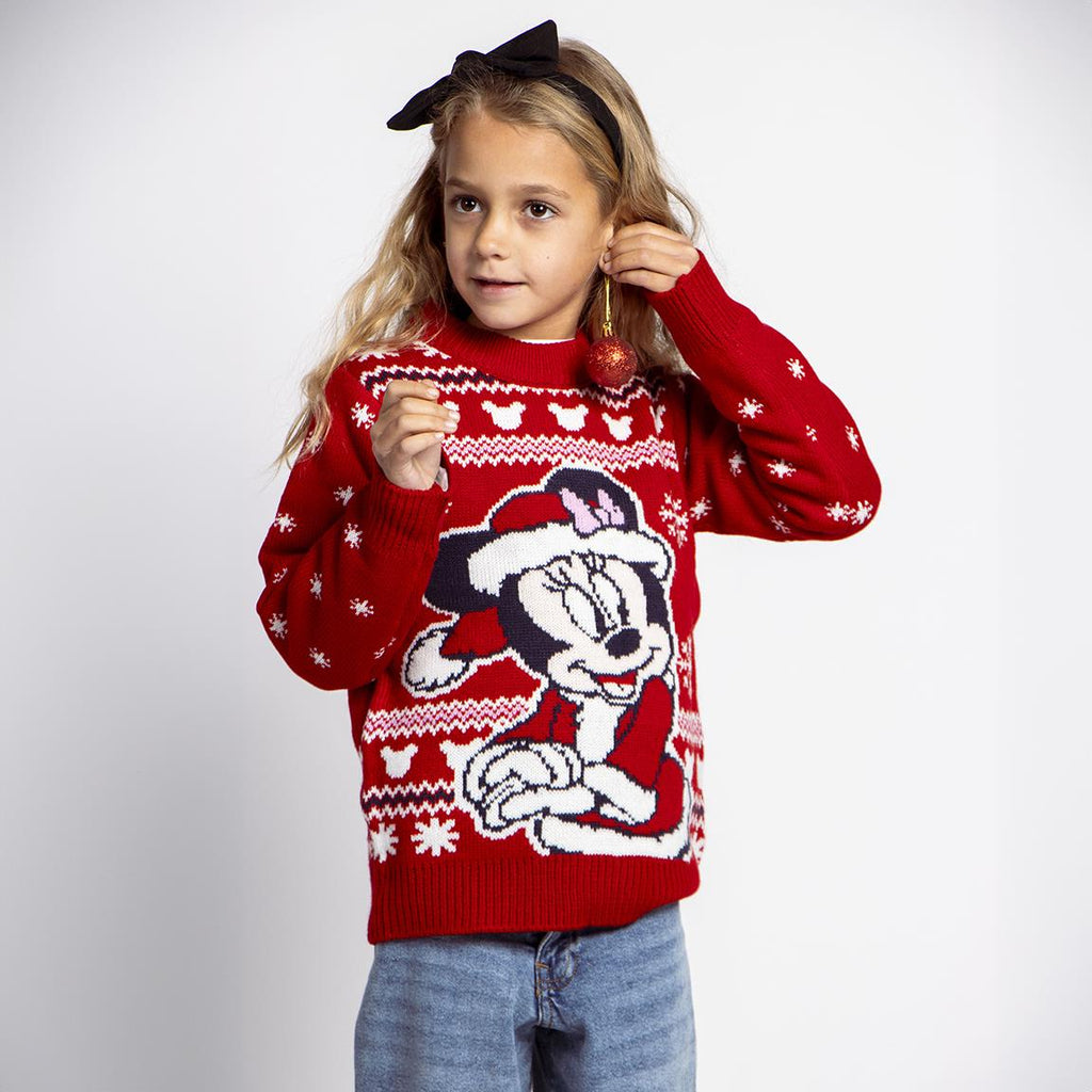 Jersey punto navideño minnie