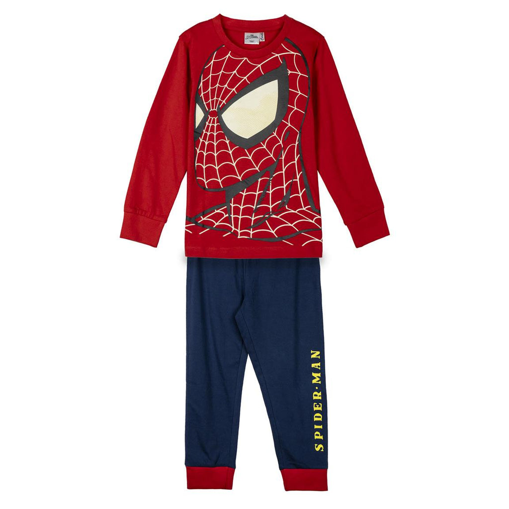 Pijama largo single jersey spiderman