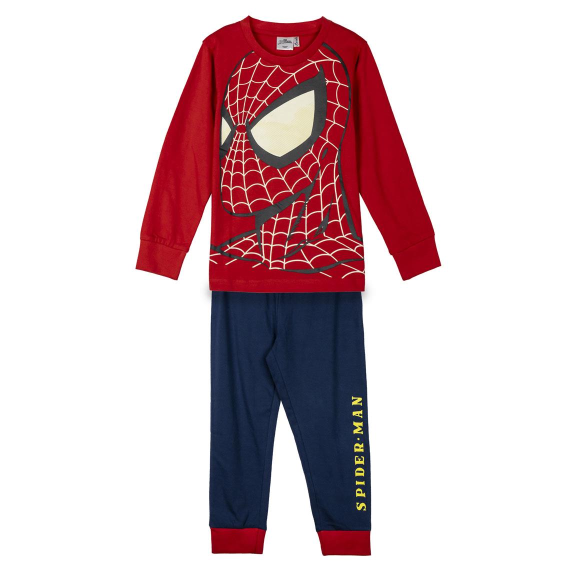 Pijama largo single jersey spiderman