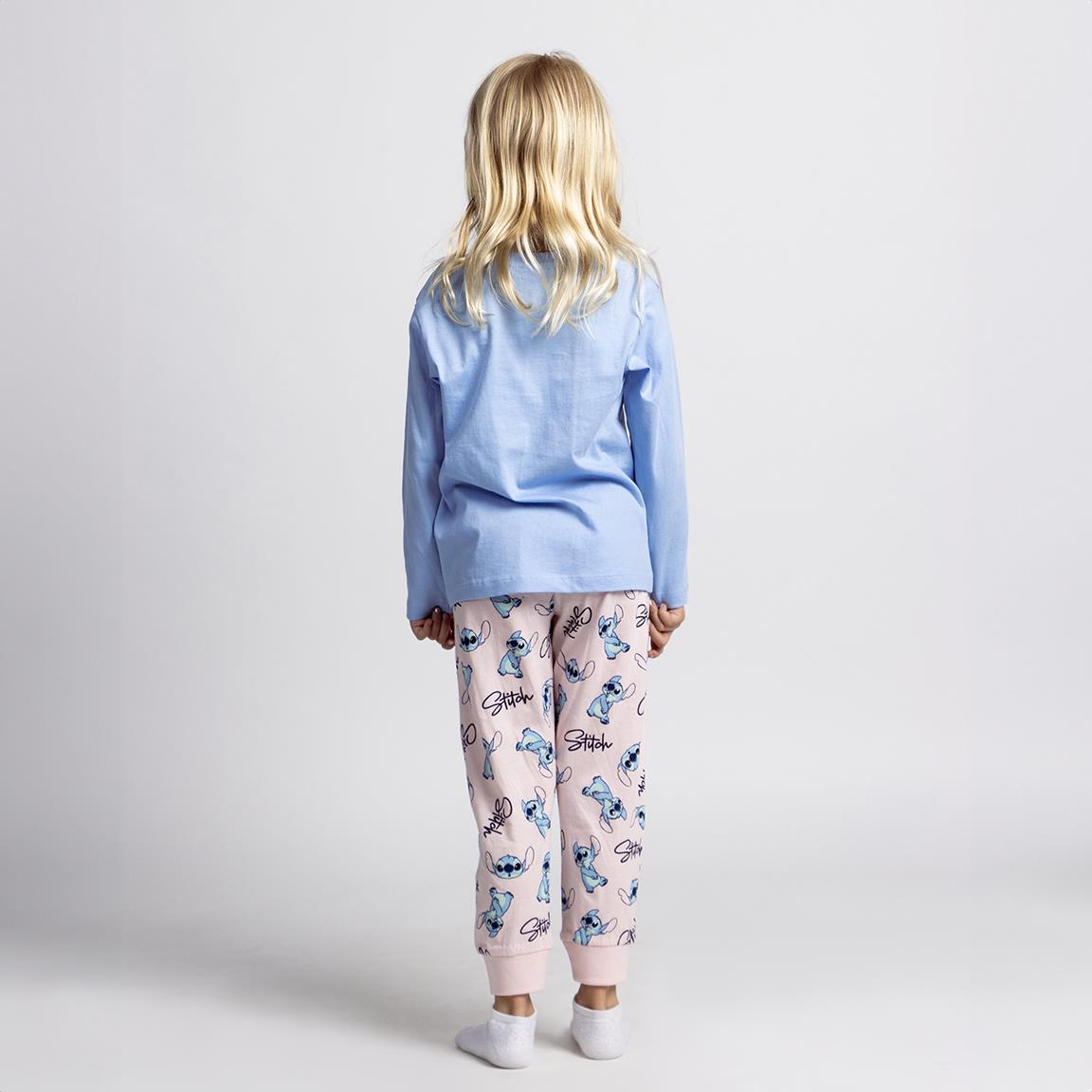 Pijama largo single jersey stitch