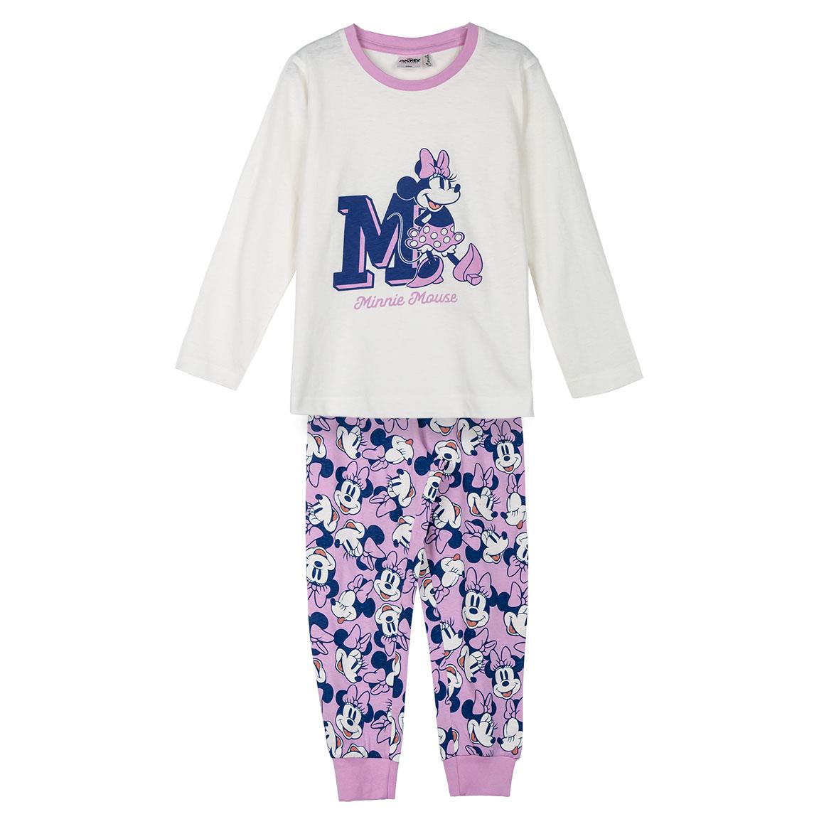 Pijama largo single jersey minnie