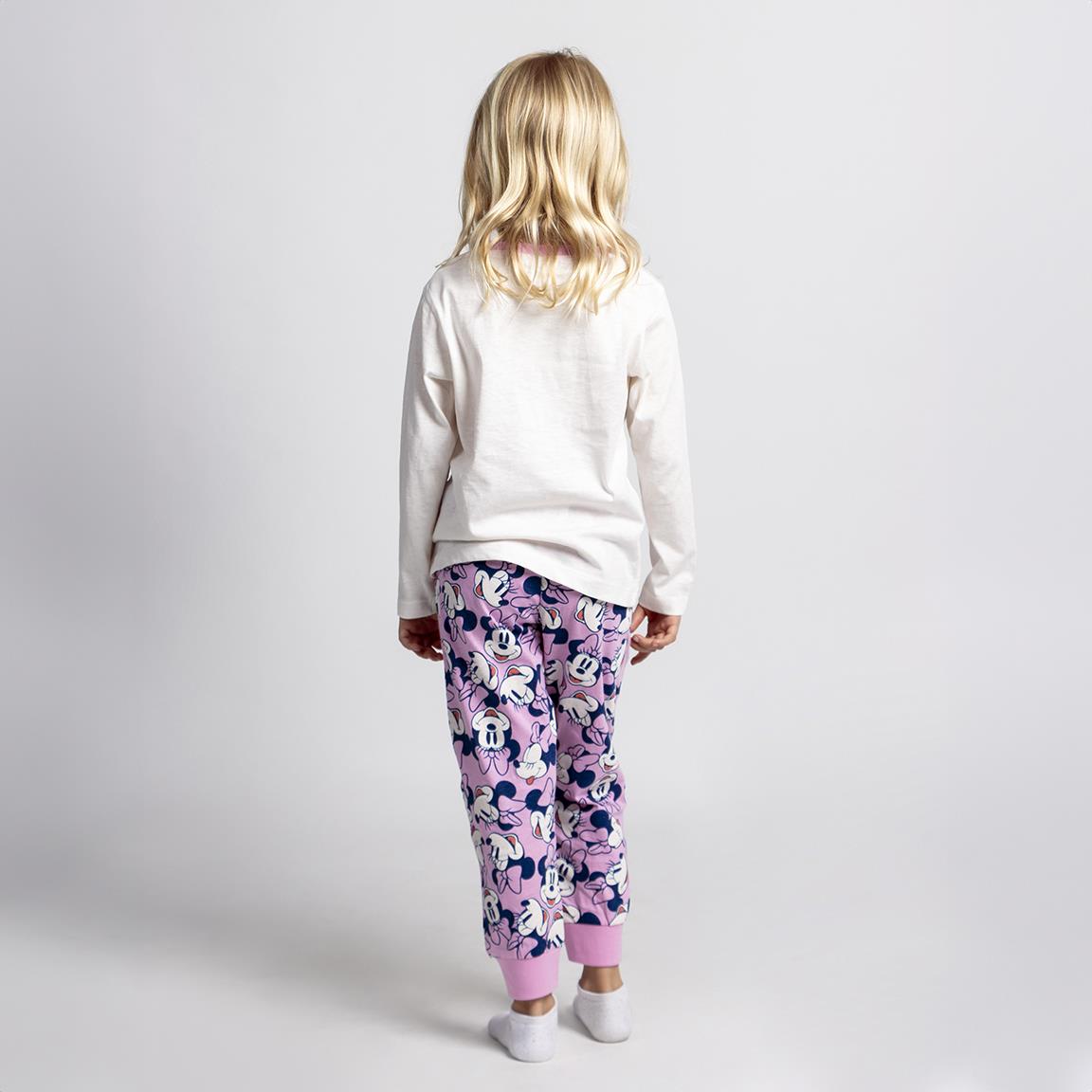 Pijama largo single jersey minnie