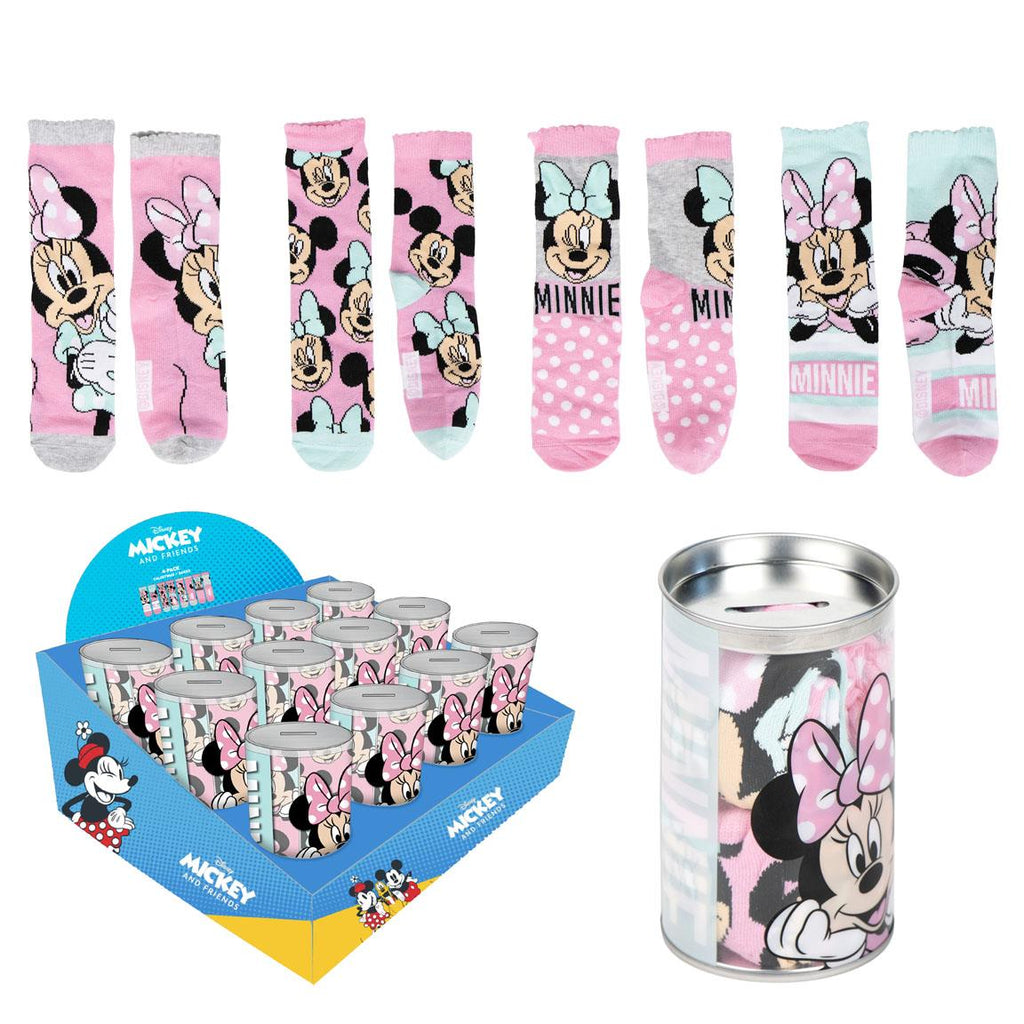 Pack calcetines 4 piezas minnie