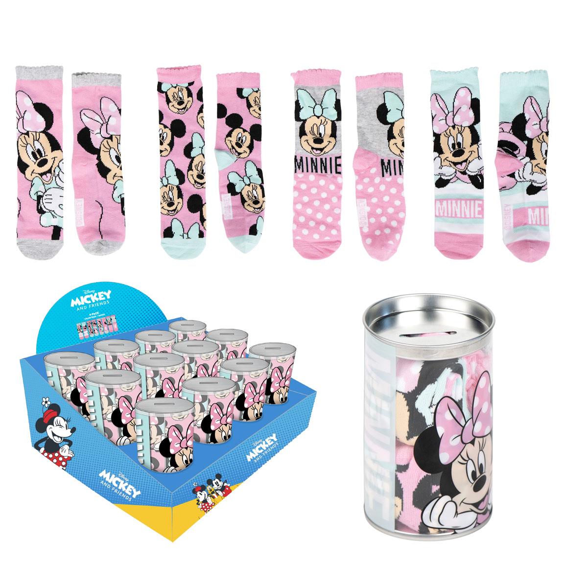 Pack calcetines 4 piezas minnie