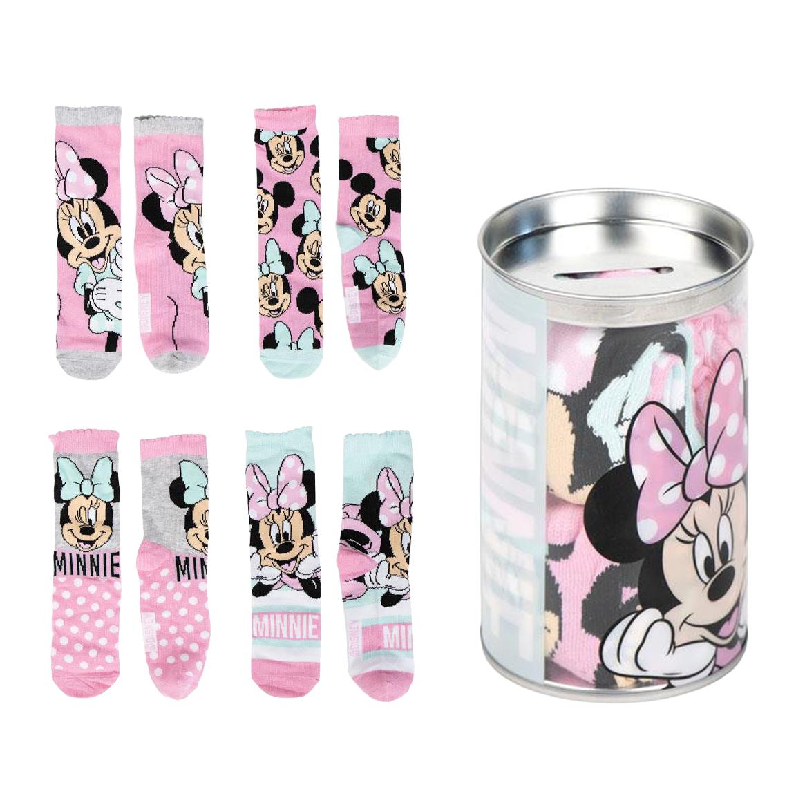 Pack calcetines 4 piezas minnie