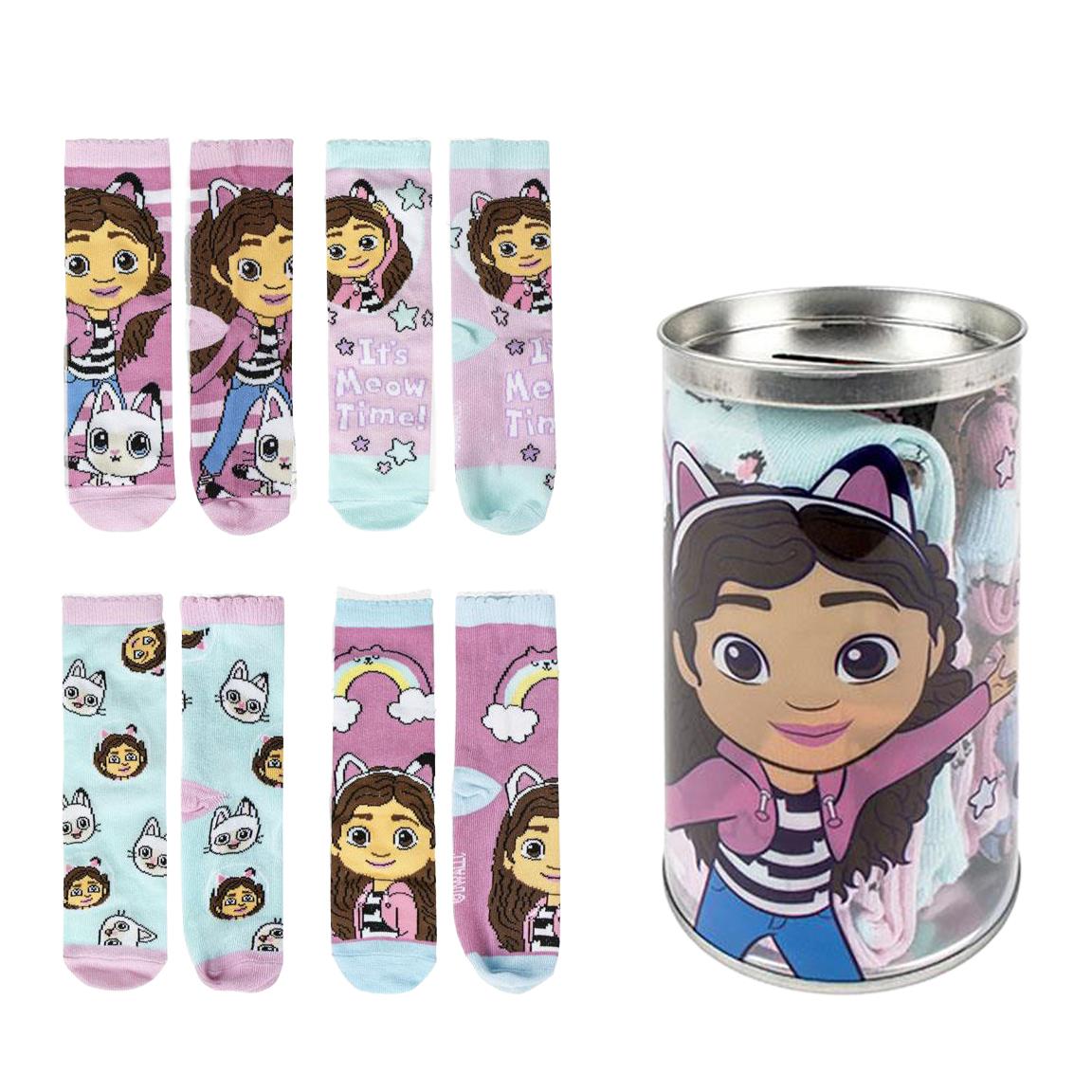 Pack calcetines 4 piezas gabby´s dollhouse