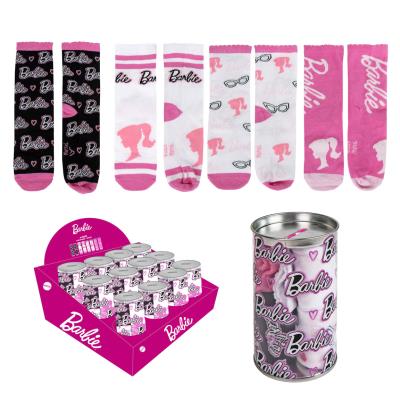 Pack calcetines 4 piezas barbie