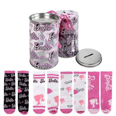 Pack calcetines 4 piezas barbie