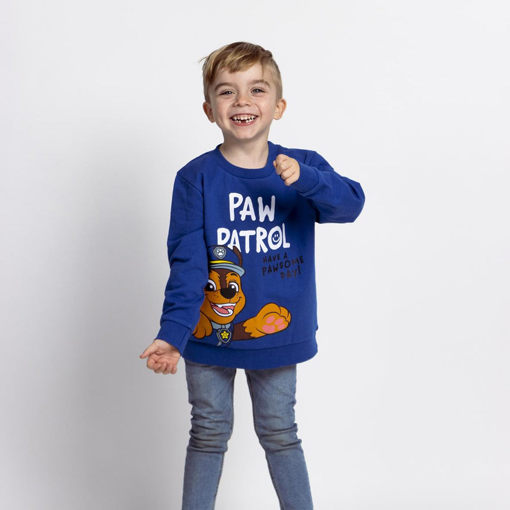 Sudadera cotton brushed paw patrol
