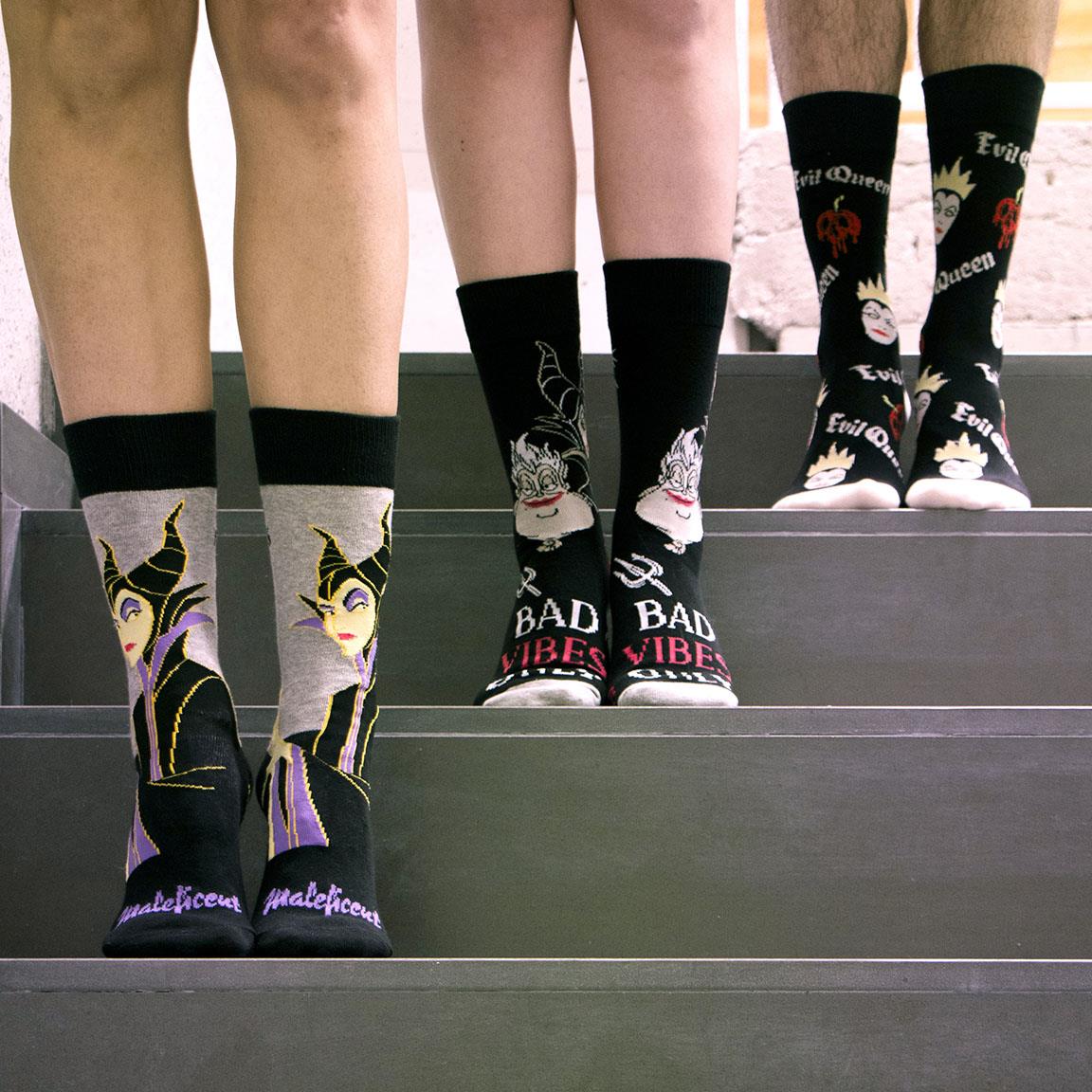 Pack calcetines 3 piezas disney villanas