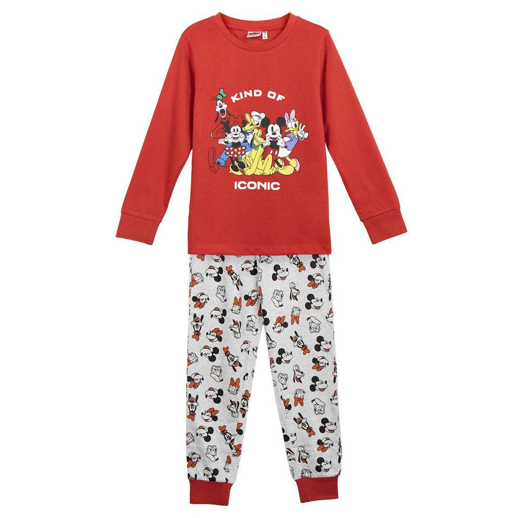 Pijama largo single jersey mickey