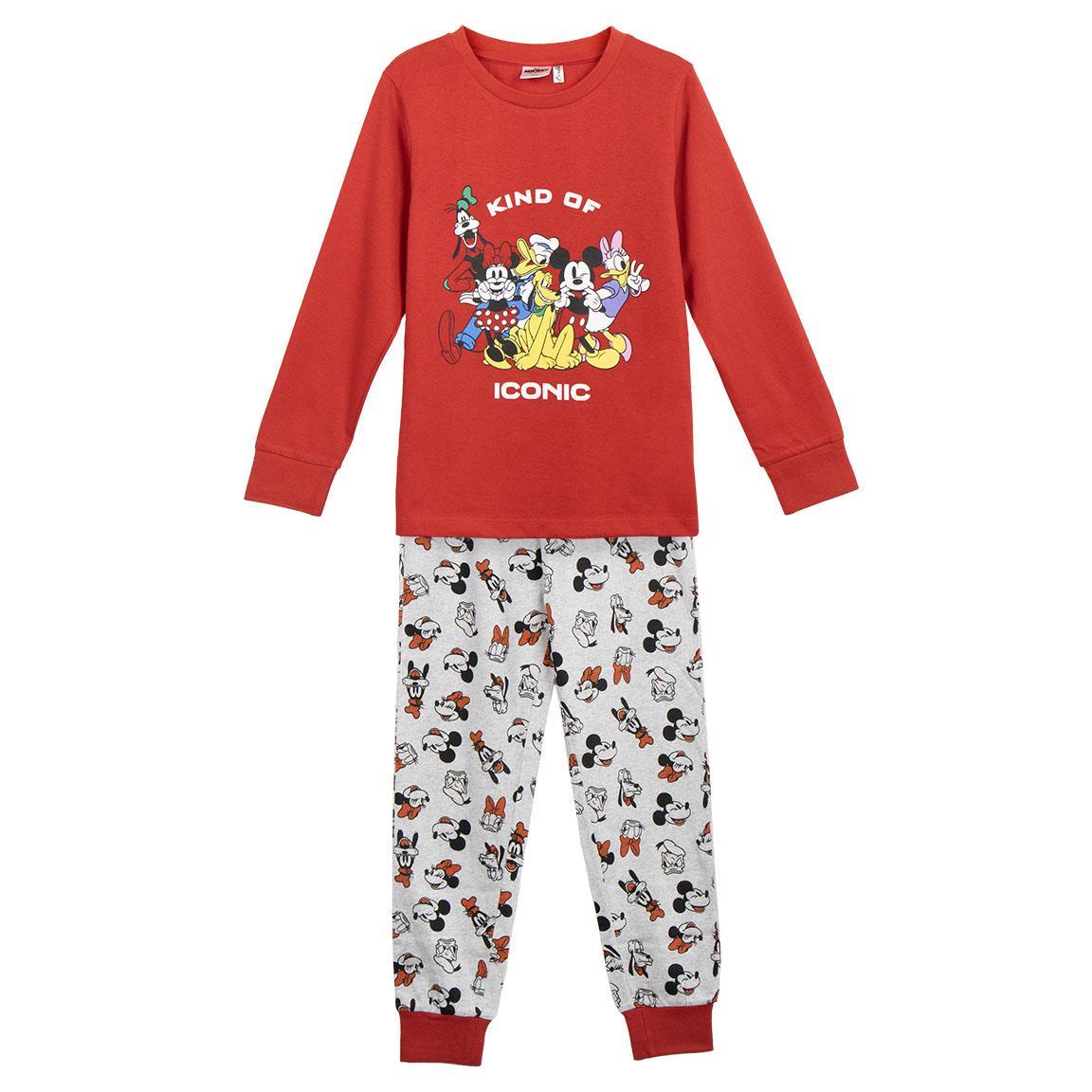 Pijama largo single jersey mickey