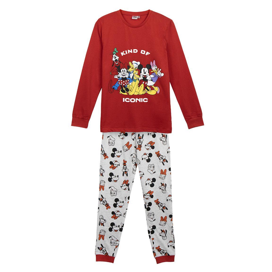 Pijama largo single jersey mickey