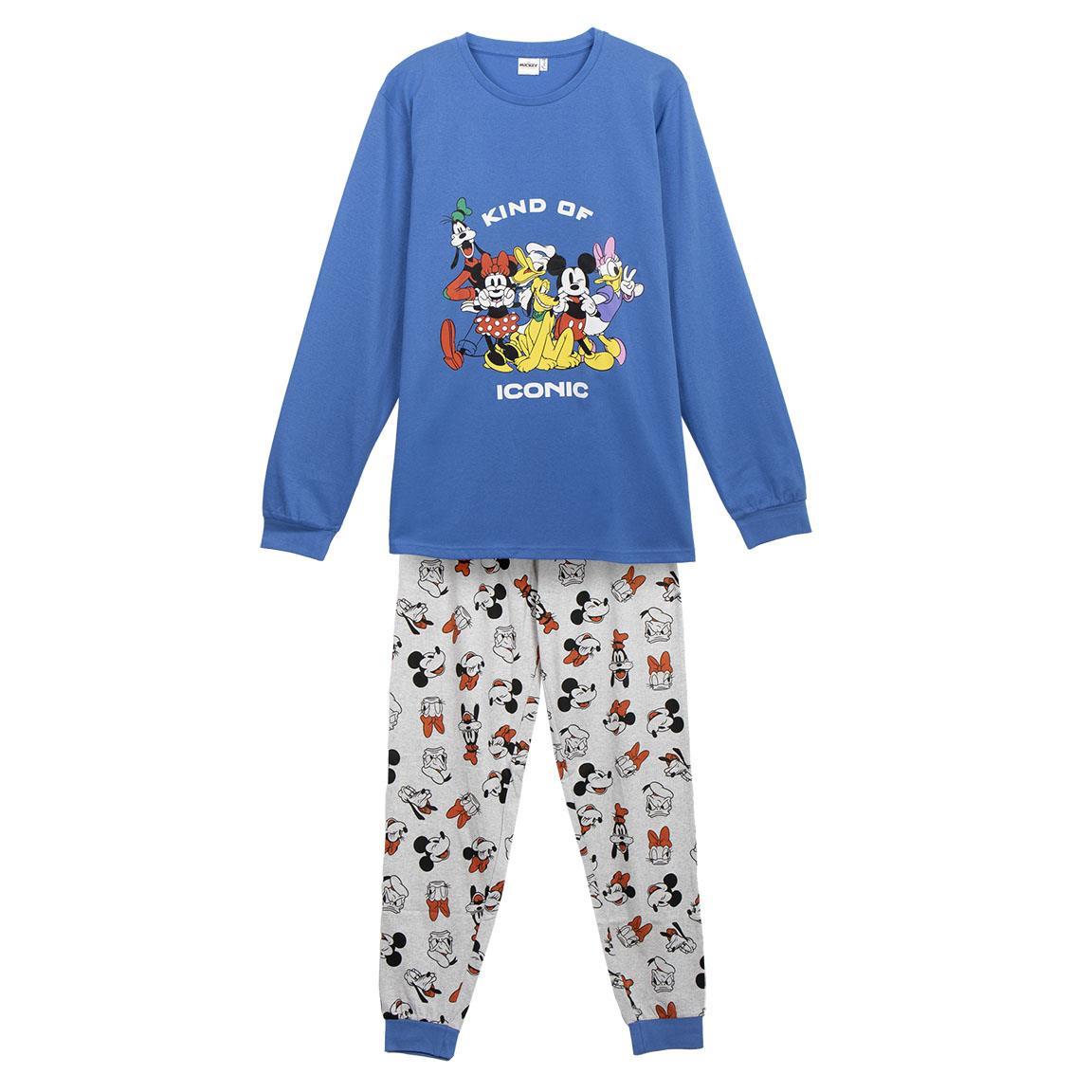 Pijama largo single jersey mickey