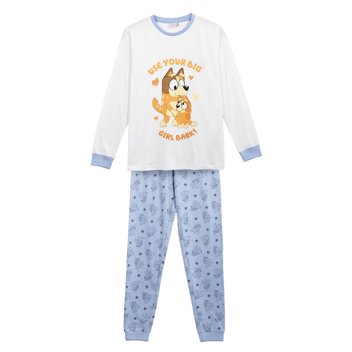 Pijama largo single jersey bluey