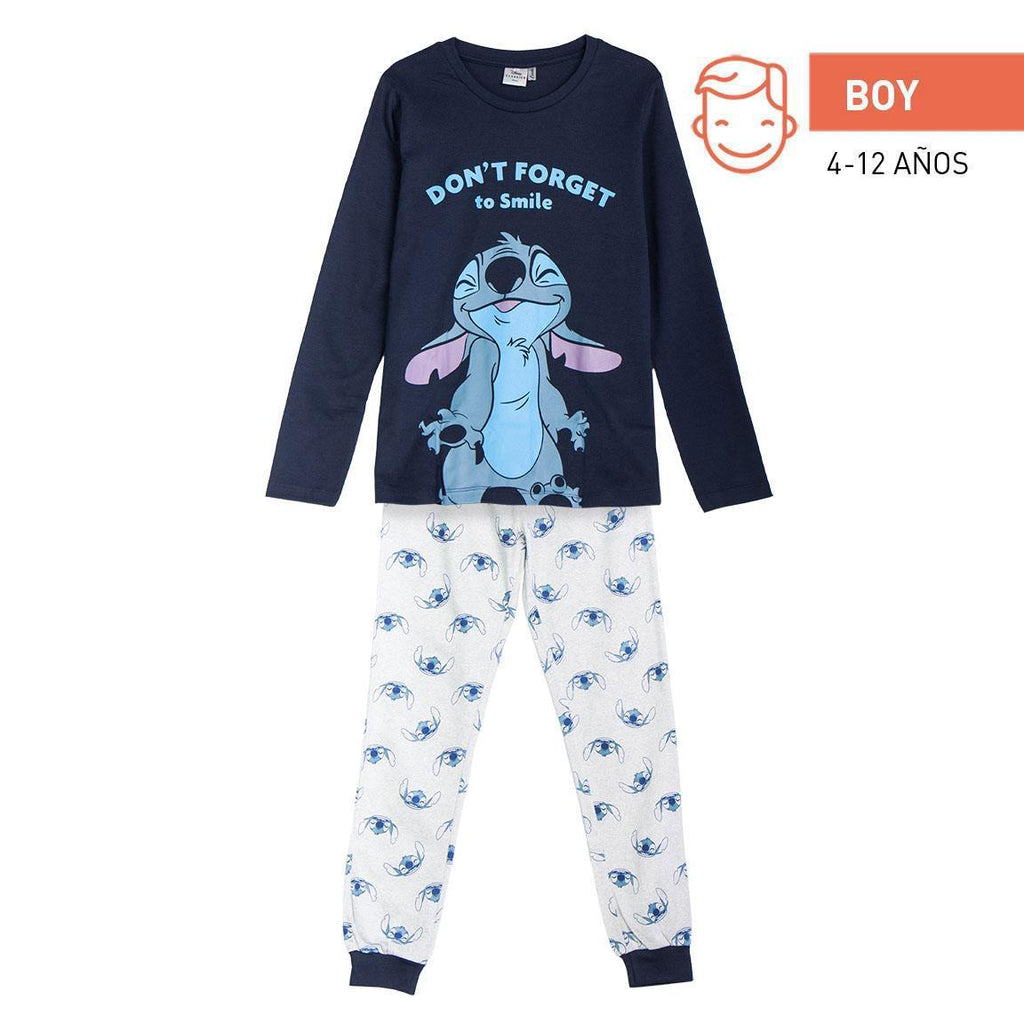 Pijama largo single jersey stitch