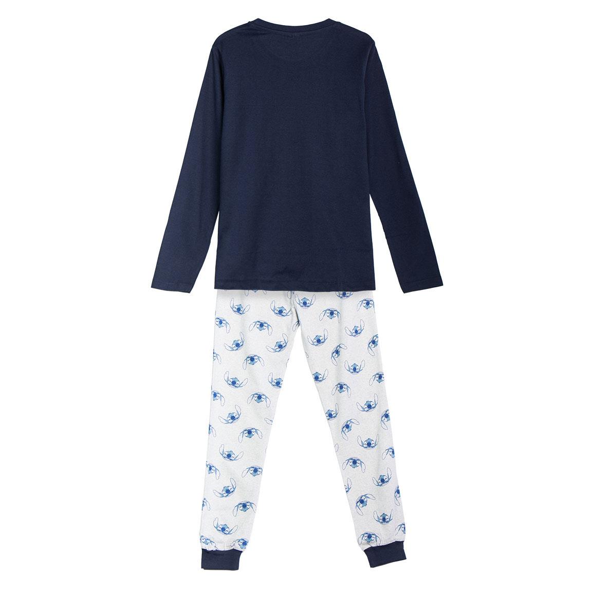 Pijama largo single jersey stitch