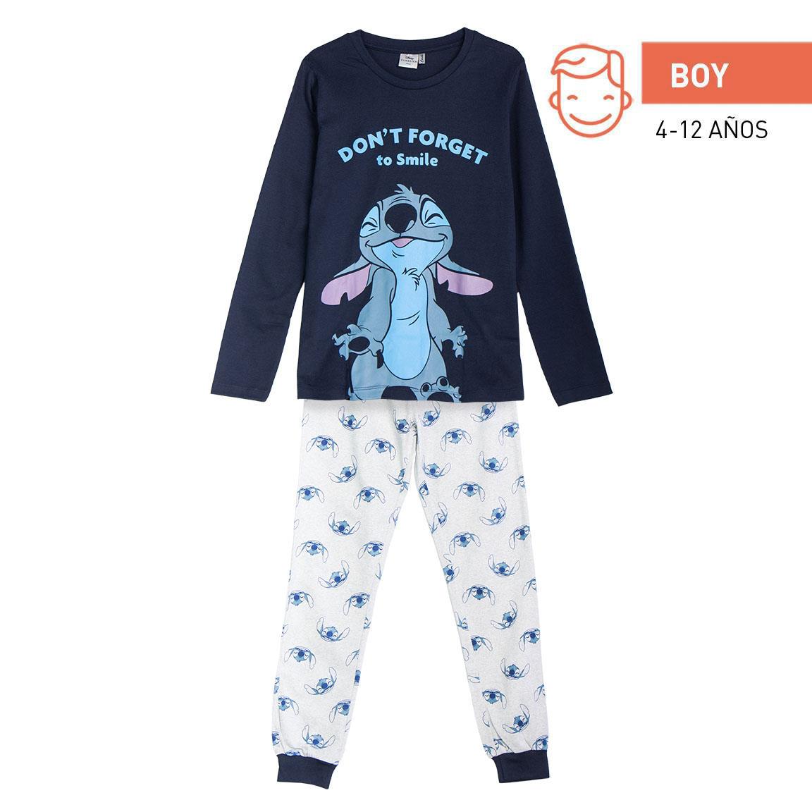 Pijama largo single jersey stitch