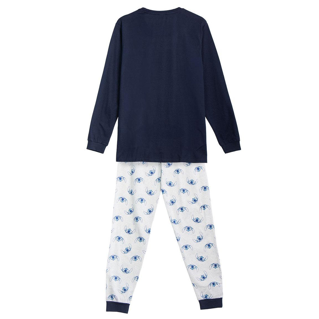 Pijama largo single jersey stitch
