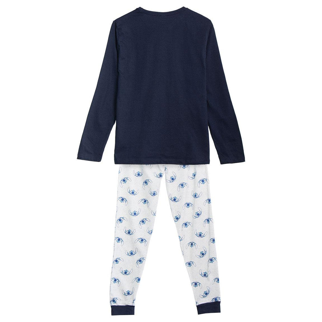 Pijama largo single jersey stitch
