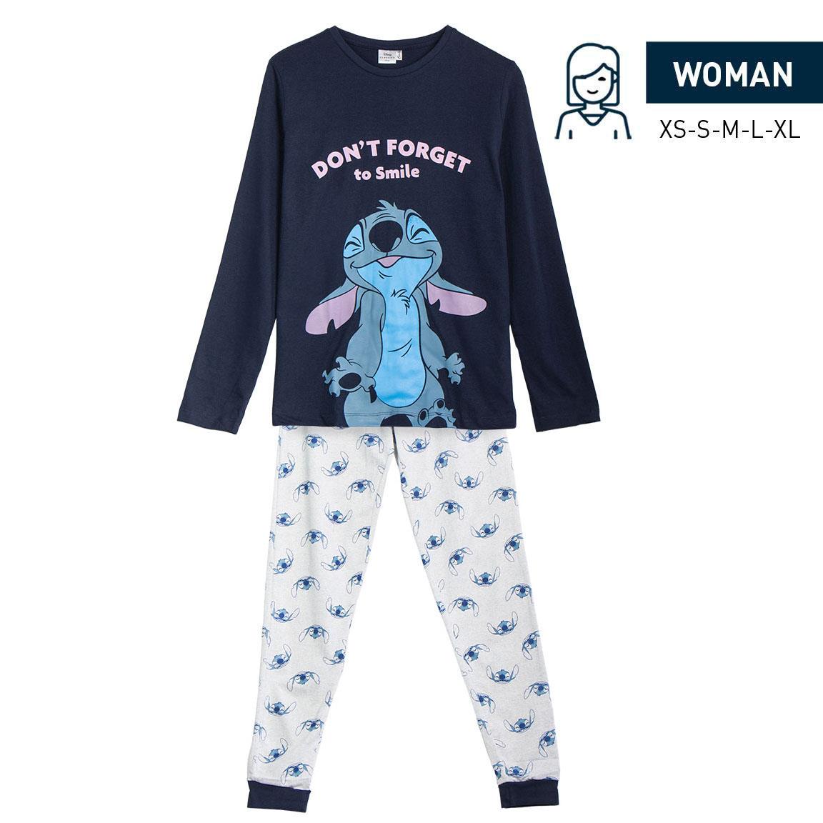 Pijama largo single jersey stitch