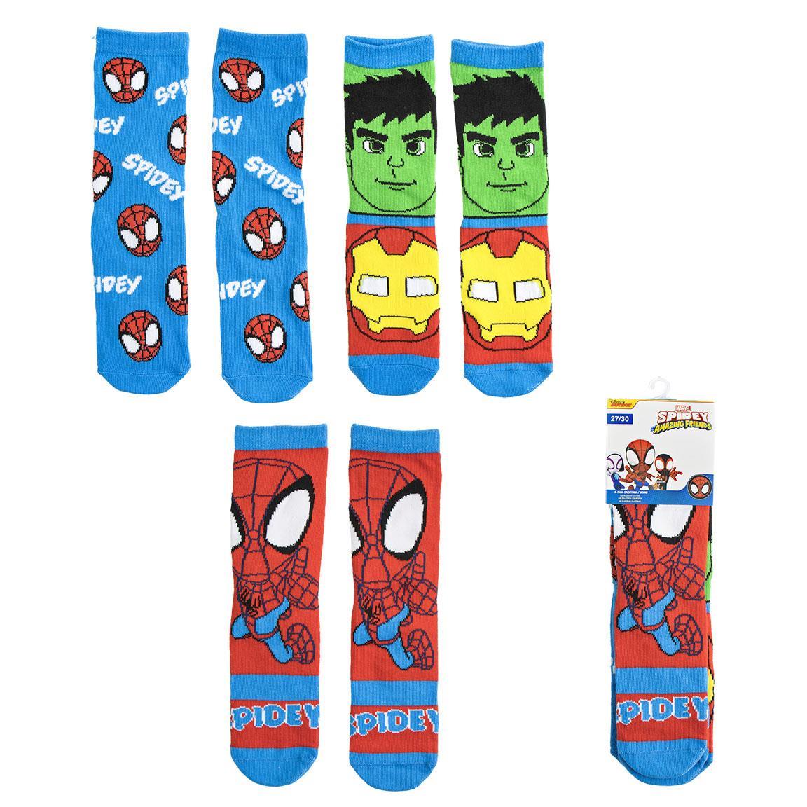 Pack calcetines 3 piezas spidey