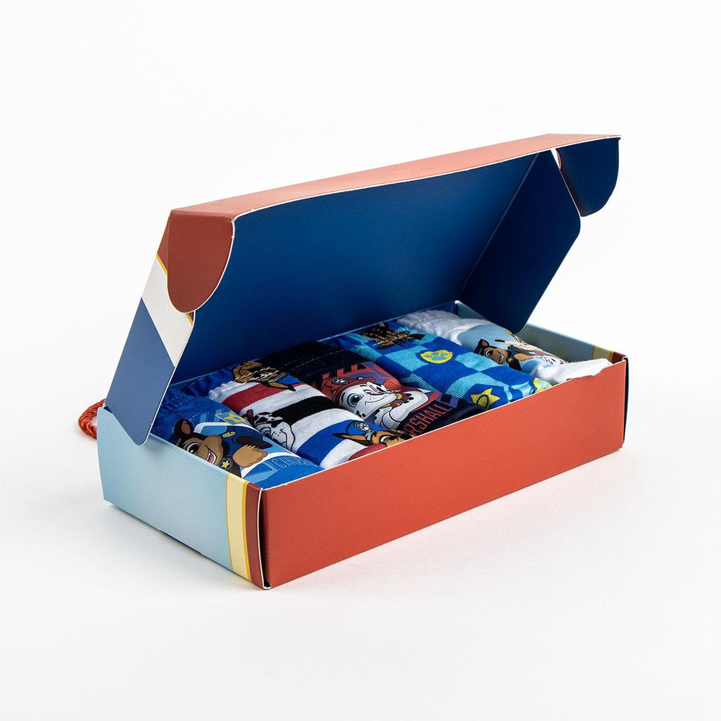 Pack calzoncillos single jersey 5 piezas paw patrol