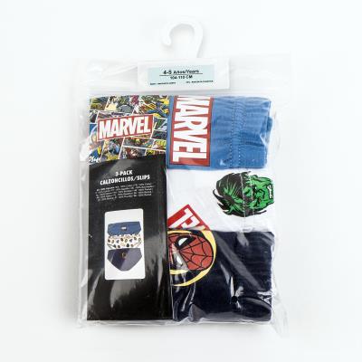 Pack calzoncillos single jersey 3 piezas marvel