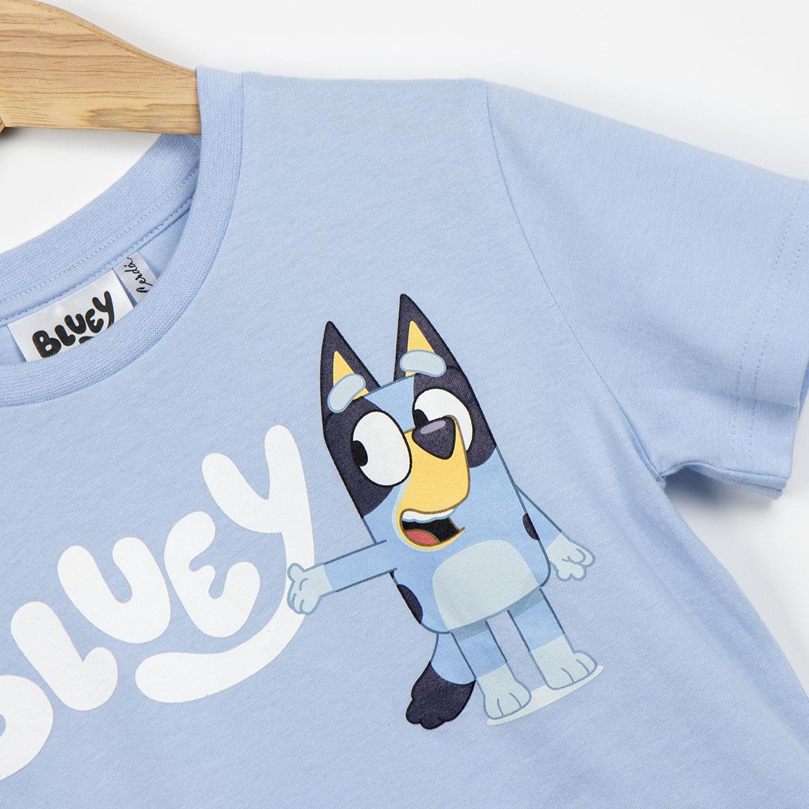 Camiseta corta single jersey bluey