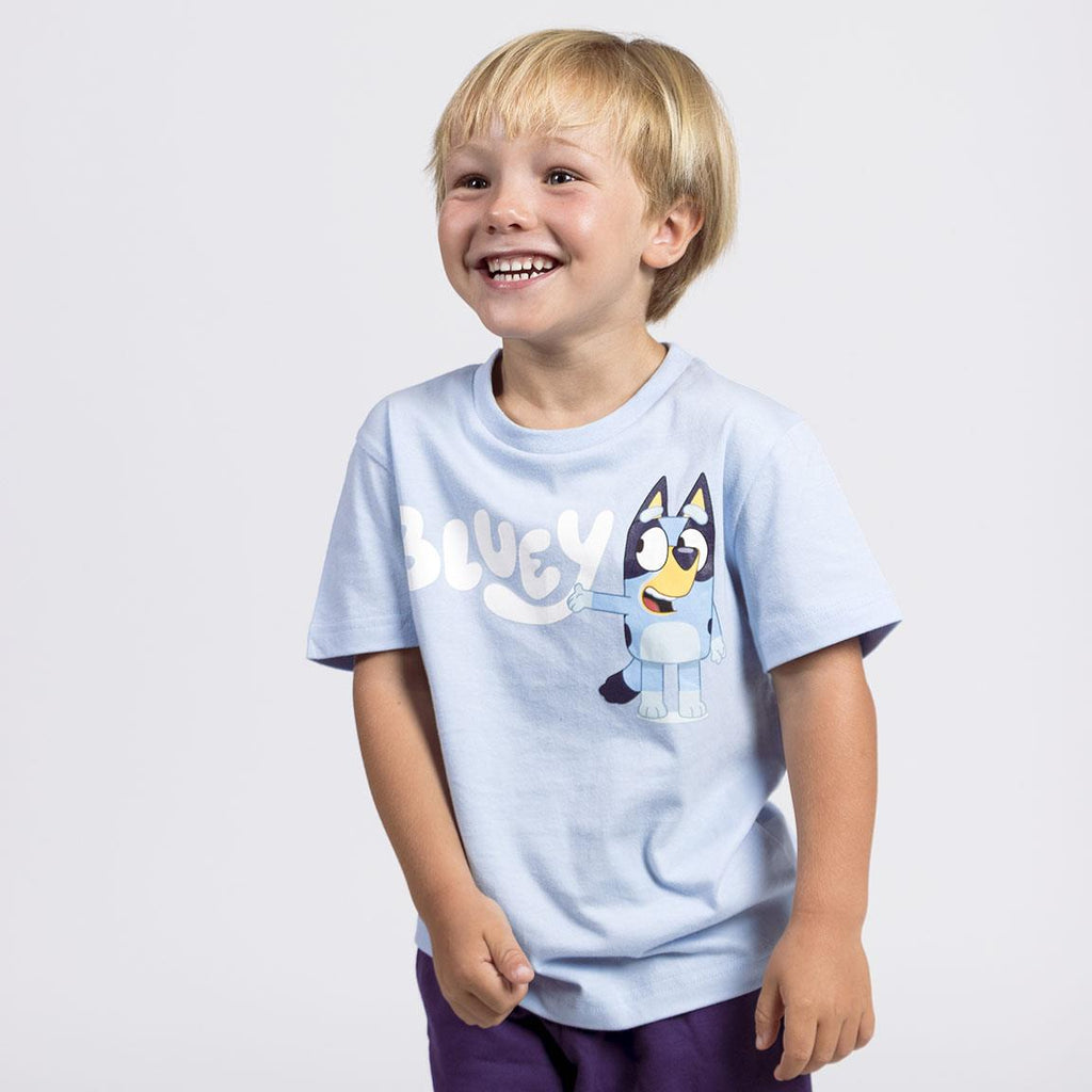 Camiseta corta single jersey bluey