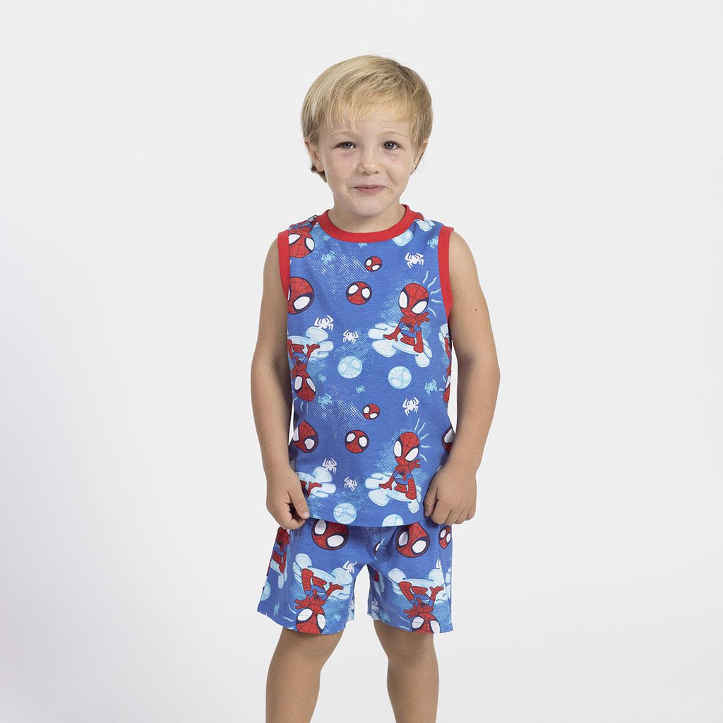 Pijama corto single jersey spidey