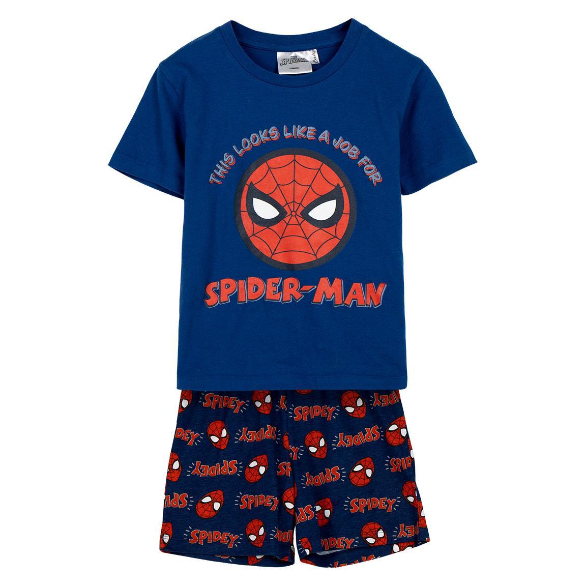 Pijama corto single jersey spiderman