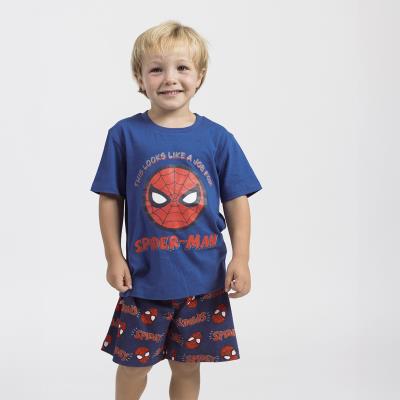 Pijama corto single jersey spiderman
