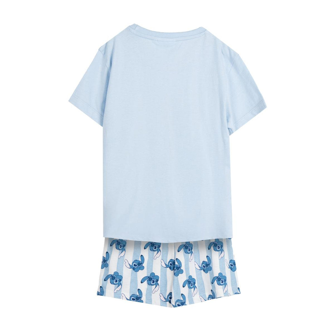 Pijama corto single jersey stitch
